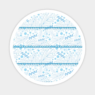 Santorini Greece pattern #8 Magnet